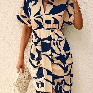 SHEIN batwing sleeve dress/ Emery Rose